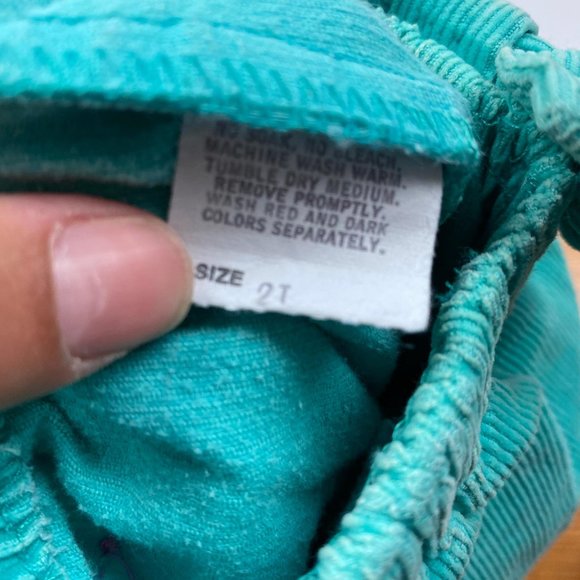 Vintage Oshkosh B’gosh Girls Corduroy Bow Pants 2T - Picture 4 of 8